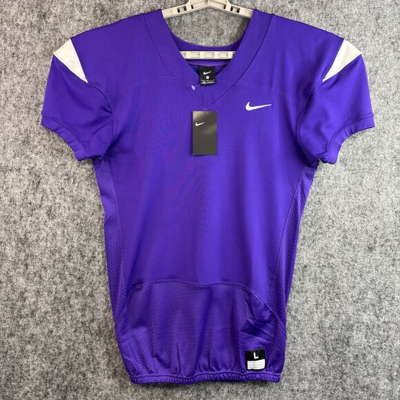 Nike Vapor Pro Football Training Jersey Purple/White 845929-546 Sz Large - Picture 1 of 8